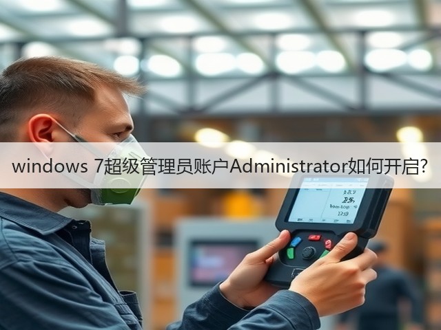windows 7超级管理员账户Administrator如何开启?(图3)