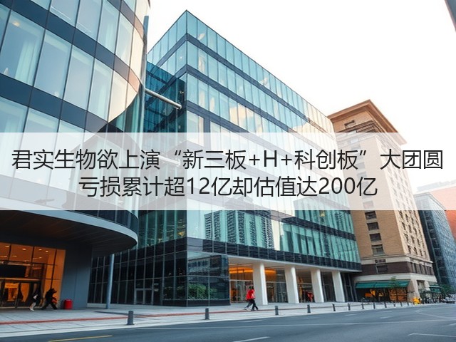 君实生物欲上演“新三板+H+科创板”大团圆 亏损累计超12亿却估值达200亿(图2)