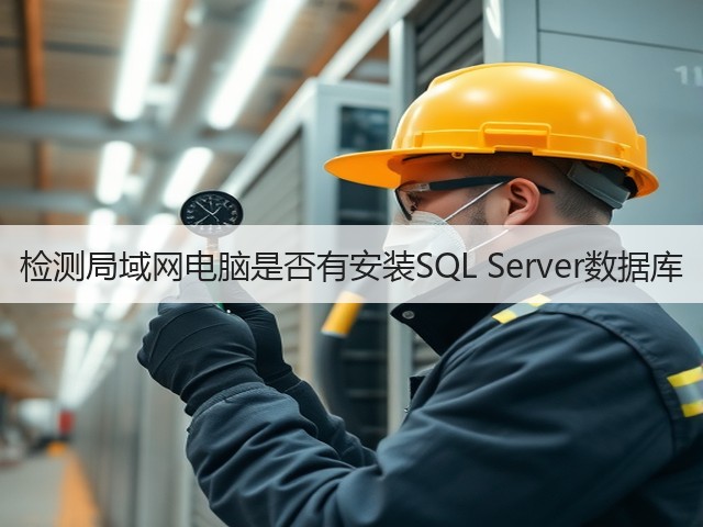 检测局域网电脑是否有安装SQL Server数据库(图3)