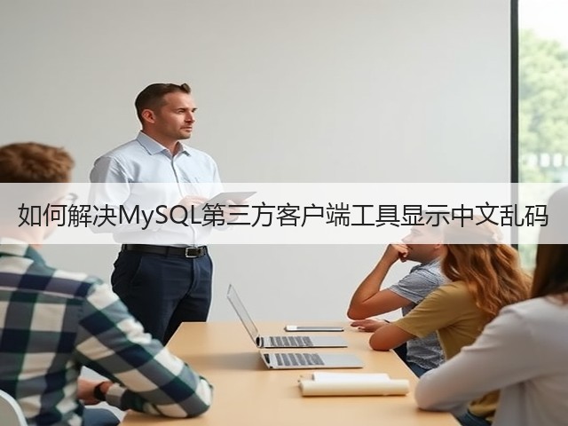 如何解决MySQL第三方客户端工具显示中文乱码(图1) 如何解决MySQL第三方客户端工具显示中文乱码(图1)