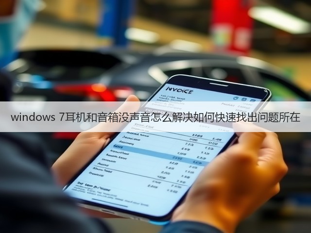 windows 7耳机和音箱没声音怎么解决如何快速找出问题所在(图1) windows 7耳机和音箱没声音怎么解决如何快速找出问题所在(图1)