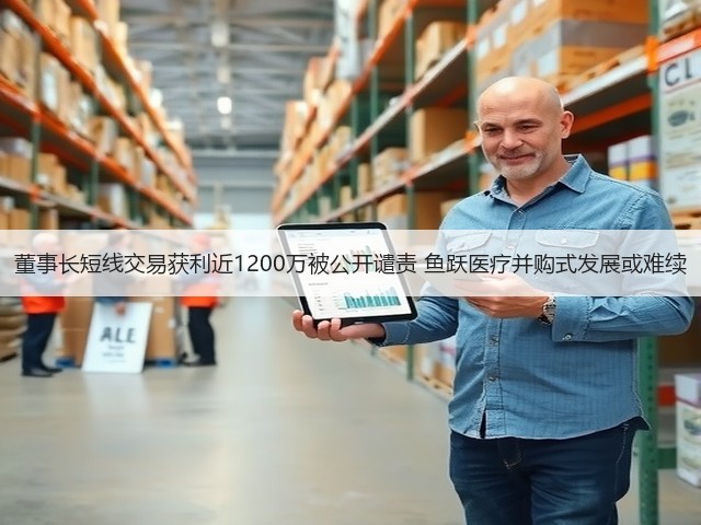 董事长短线交易获利近1200万被公开谴责 鱼跃医疗并购式发展或难续(图3) 董事长短线交易获利近1200万被公开谴责 鱼跃医疗并购式发展或难续(图3)