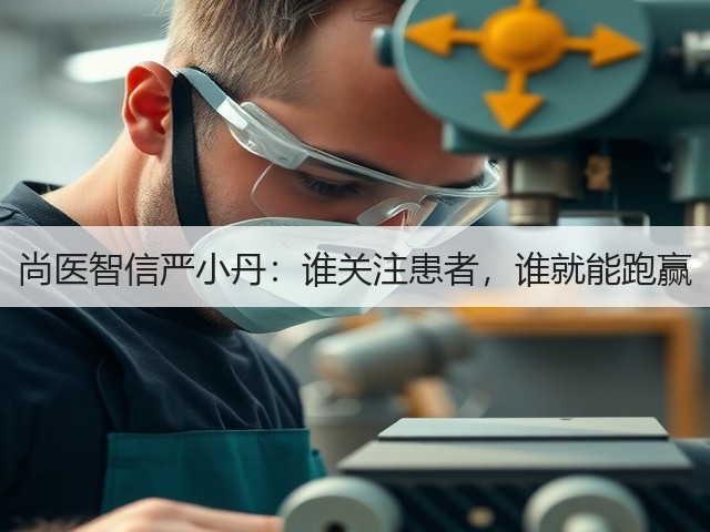 尚医智信严小丹：谁关注患者，谁就能跑赢(图3)