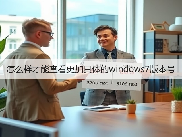 怎么样才能查看更加具体的windows7版本号(图3)