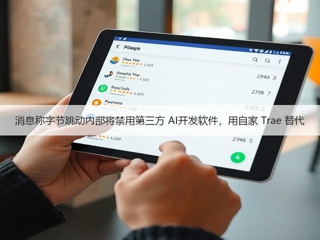 消息称字节跳动内部将禁用第三方 AI开发软件,用自家 Trae 替代(图3) 消息称字节跳动内部将禁用第三方 AI开发软件,用自家 Trae 替代(图3)