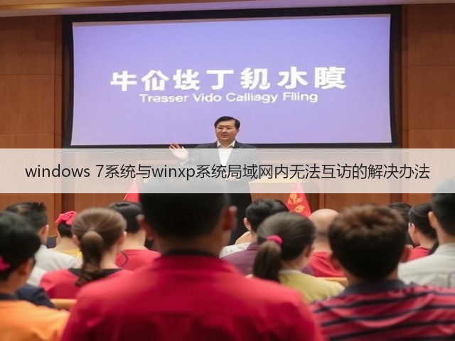 windows 7系统与winxp系统局域网内无法互访的解决办法(图2)