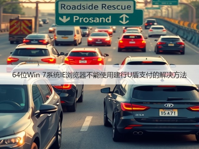 64位Win 7系统IE浏览器不能使用建行U盾支付的解决方法(图2)
