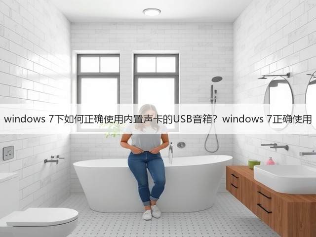 windows 7下如何正确使用内置声卡的USB音箱?windows 7正确使用(图2) windows 7下如何正确使用内置声卡的USB音箱?windows 7正确使用(图2)