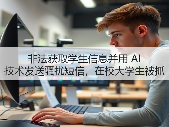 非法获取学生信息并用 AI 技术发送骚扰短信,在校大学生被抓(图3) 非法获取学生信息并用 AI 技术发送骚扰短信,在校大学生被抓(图3)