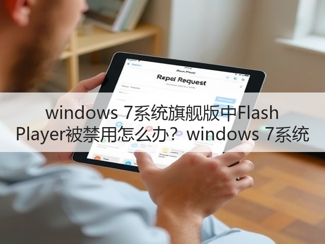 windows 7系统旗舰版中Flash Player被禁用怎么办？windows 7系统(图3)