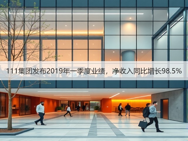 111集团发布2019年一季度业绩,净收入同比增长98.5%(图1) 111集团发布2019年一季度业绩,净收入同比增长98.5%(图1)