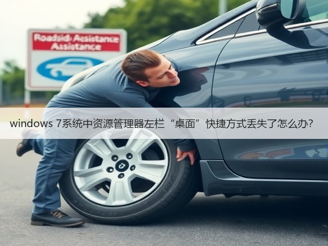 windows 7系统中资源管理器左栏“桌面”快捷方式丢失了怎么办?(图2) windows 7系统中资源管理器左栏“桌面”快捷方式丢失了怎么办?(图2)