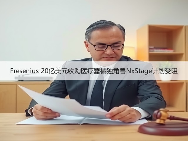 Fresenius 20亿美元收购医疗器械独角兽NxStage计划受阻(图3) Fresenius 20亿美元收购医疗器械独角兽NxStage计划受阻(图3)