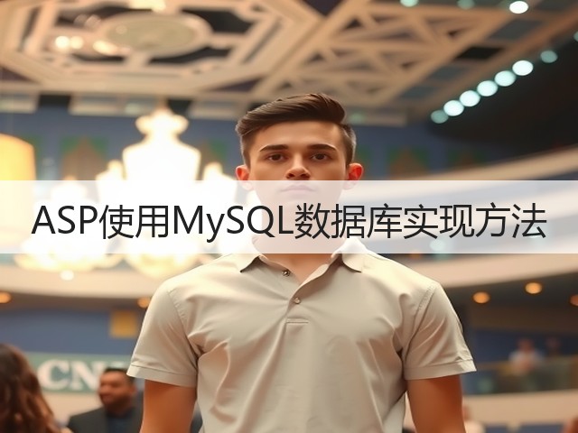 ASP使用MySQL数据库实现方法(图2) ASP使用MySQL数据库实现方法(图2)