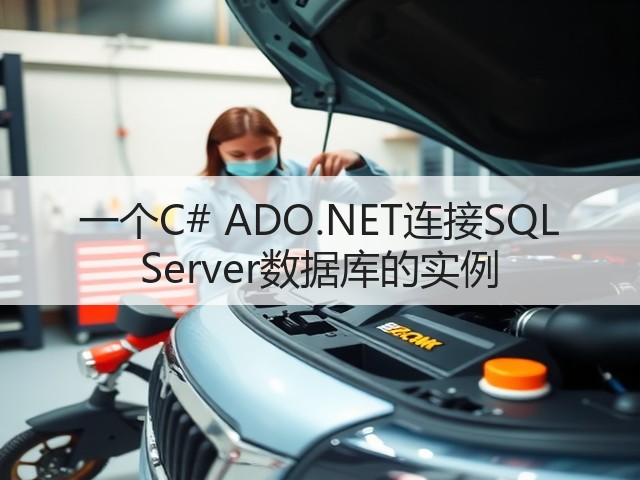 一个C# ADO.NET连接SQL Server数据库的实例(图2) 一个C# ADO.NET连接SQL Server数据库的实例(图2)