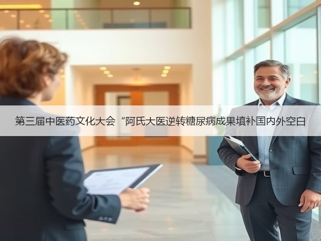 第三届中医药文化大会“阿氏大医逆转糖尿病成果填补国内外空白(图1) 第三届中医药文化大会“阿氏大医逆转糖尿病成果填补国内外空白(图1)