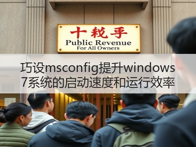 巧设msconfig提升windows 7系统的启动速度和运行效率(图2) 巧设msconfig提升windows 7系统的启动速度和运行效率(图2)