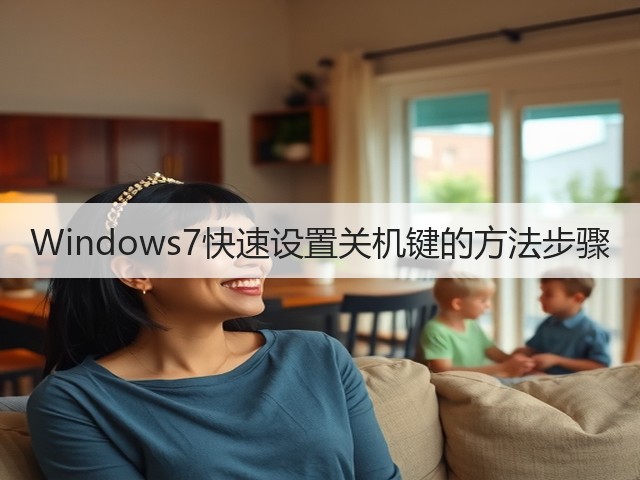Windows7快速设置关机键的方法步骤(图3)
