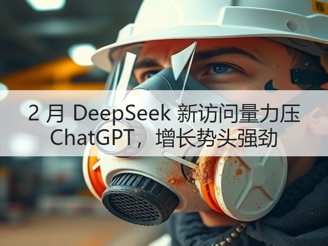 2 月 DeepSeek 新访问量力压 ChatGPT，增长势头强劲(图2)