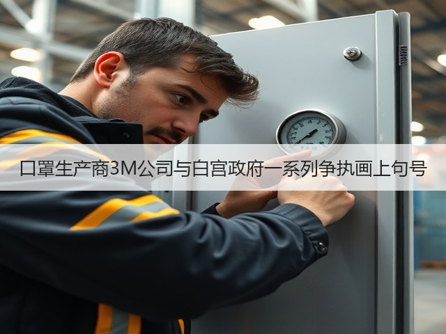 口罩生产商3M公司与白宫政府一系列争执画上句号(图3)