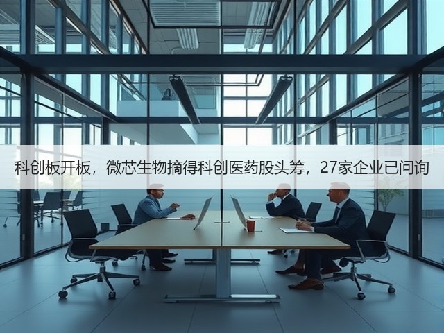 科创板开板,微芯生物摘得科创医药股头筹,27家企业已问询(图3) 科创板开板,微芯生物摘得科创医药股头筹,27家企业已问询(图3)