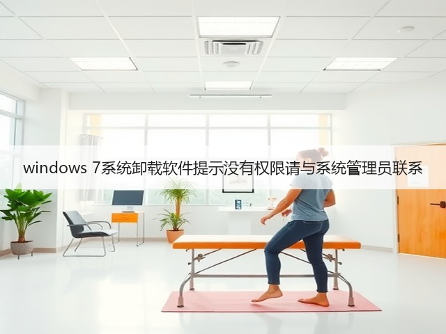 windows 7系统卸载软件提示没有权限请与系统管理员联系(图1) windows 7系统卸载软件提示没有权限请与系统管理员联系(图1)