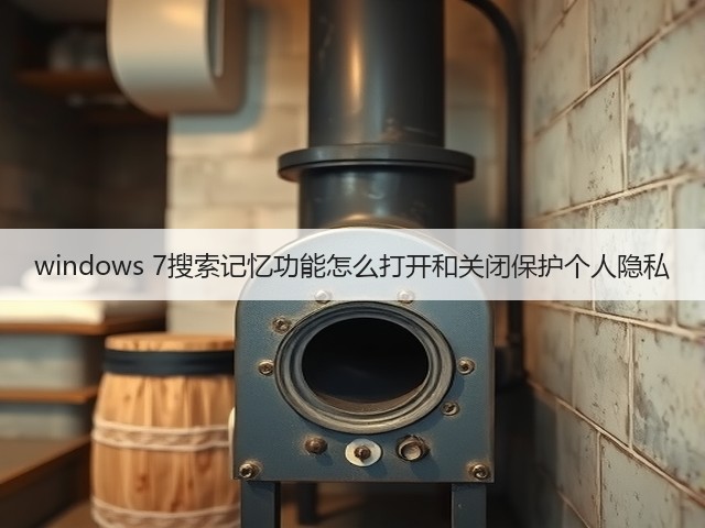windows 7搜索记忆功能怎么打开和关闭保护个人隐私(图1) windows 7搜索记忆功能怎么打开和关闭保护个人隐私(图1)