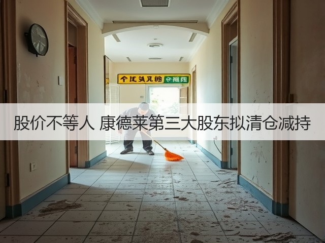 股价不等人 康德莱第三大股东拟清仓减持(图2) 股价不等人 康德莱第三大股东拟清仓减持(图2)