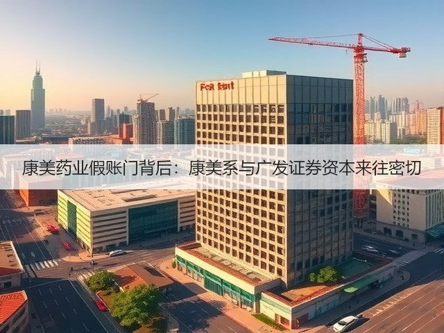 康美药业假账门背后:康美系与广发证券资本来往密切(图2) 康美药业假账门背后:康美系与广发证券资本来往密切(图2)