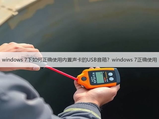 windows 7下如何正确使用内置声卡的USB音箱?windows 7正确使用(图3) windows 7下如何正确使用内置声卡的USB音箱?windows 7正确使用(图3)