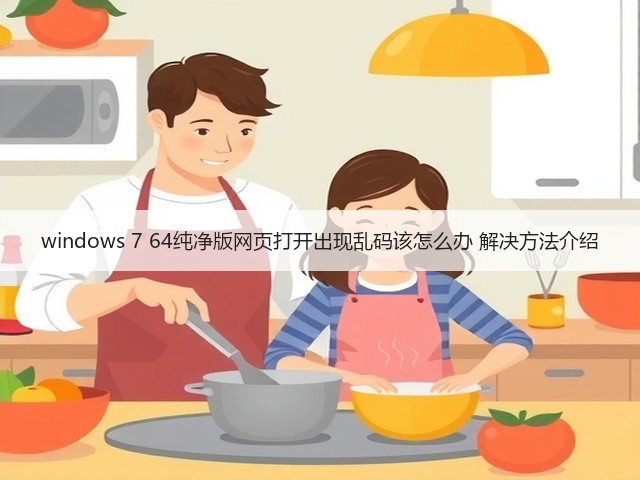 windows 7 64纯净版网页打开出现乱码该怎么办 解决方法介绍(图2) windows 7 64纯净版网页打开出现乱码该怎么办 解决方法介绍(图2)
