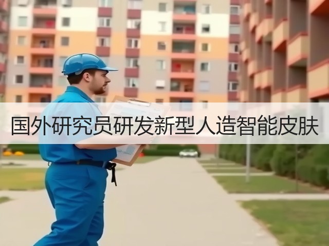 国外研究员研发新型人造智能皮肤(图3) 国外研究员研发新型人造智能皮肤(图3)