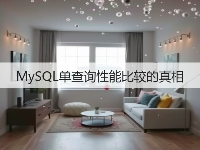 MySQL单查询性能比较的真相(图3) MySQL单查询性能比较的真相(图3)