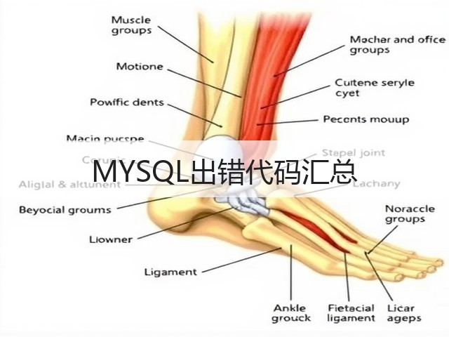 MYSQL出错代码汇总(图1) MYSQL出错代码汇总(图1)
