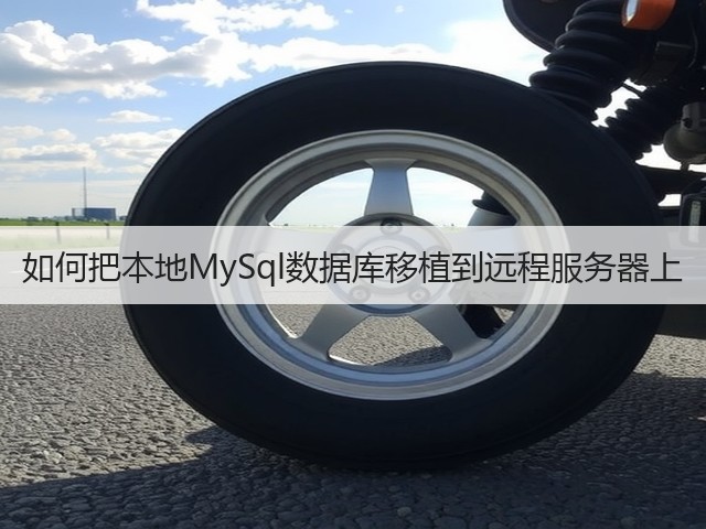 如何把本地MySql数据库移植到远程服务器上(图3) 如何把本地MySql数据库移植到远程服务器上(图3)