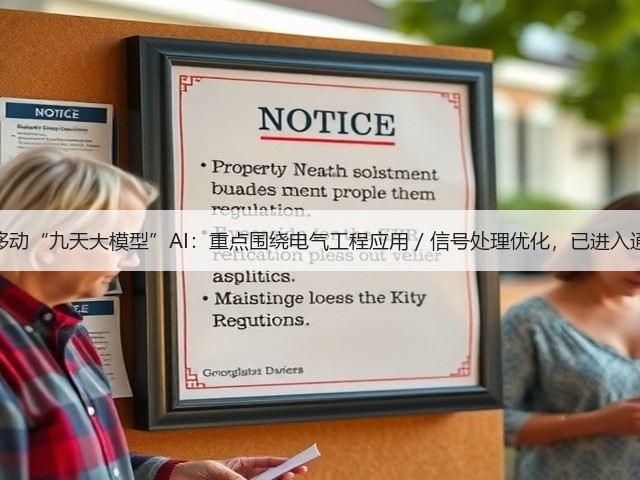 央视介绍中国移动“九天大模型”AI:重点围绕电气工程应用 / 信号处理优化,已进入通信生产等领域(图1) 央视介绍中国移动“九天大模型”AI:重点围绕电气工程应用 / 信号处理优化,已进入通信生产等领域(图1)