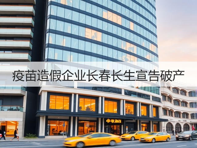 疫苗造假企业长春长生宣告破产(图3) 疫苗造假企业长春长生宣告破产(图3)