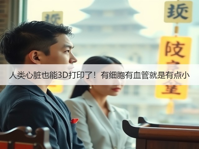 人类心脏也能3D打印了!有细胞有血管就是有点小(图3) 人类心脏也能3D打印了!有细胞有血管就是有点小(图3)