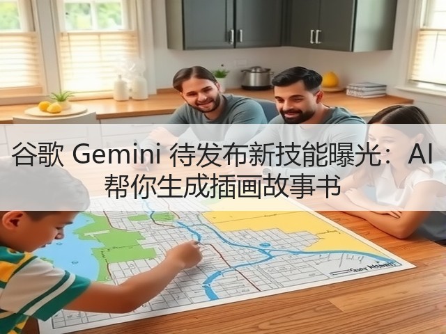 谷歌 Gemini 待发布新技能曝光：AI 帮你生成插画故事书(图1)