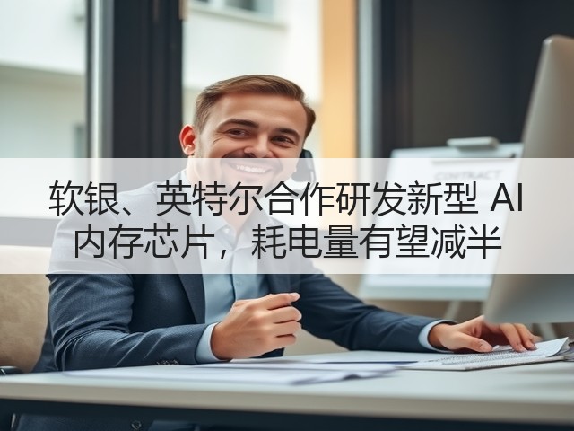 软银、英特尔合作研发新型 AI 内存芯片,耗电量有望减半(图2) 软银、英特尔合作研发新型 AI 内存芯片,耗电量有望减半(图2)