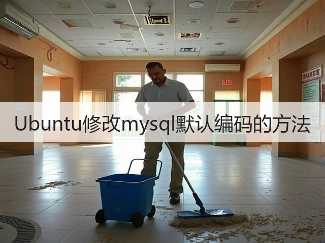 Ubuntu修改mysql默认编码的方法(图1)
