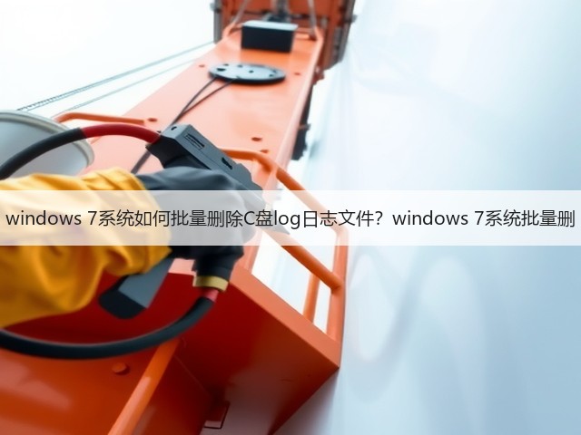 windows 7系统如何批量删除C盘log日志文件?windows 7系统批量删(图1) windows 7系统如何批量删除C盘log日志文件?windows 7系统批量删(图1)