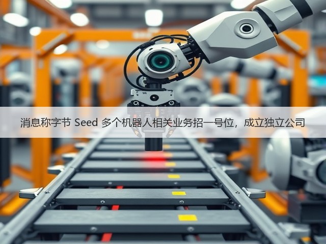 消息称字节 Seed 多个机器人相关业务招一号位，成立独立公司(图2)