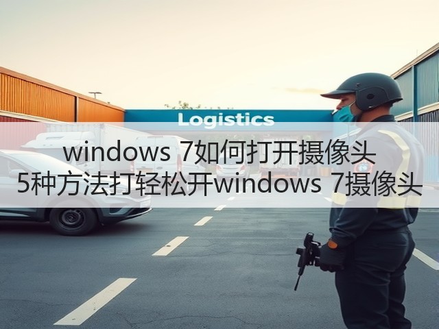 windows 7如何打开摄像头 5种方法打轻松开windows 7摄像头(图1) windows 7如何打开摄像头 5种方法打轻松开windows 7摄像头(图1)