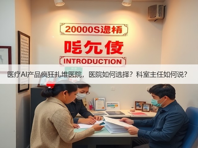 医疗AI产品疯狂扎堆医院,医院如何选择?科室主任如何说?(图2) 医疗AI产品疯狂扎堆医院,医院如何选择?科室主任如何说?(图2)