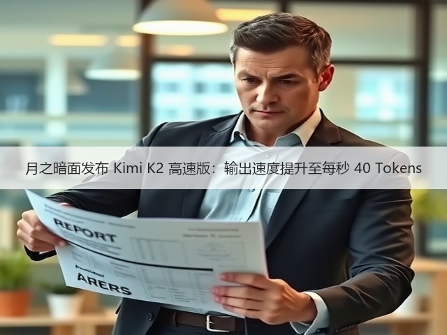 月之暗面发布 Kimi K2 高速版:输出速度提升至每秒 40 Tokens(图3) 月之暗面发布 Kimi K2 高速版:输出速度提升至每秒 40 Tokens(图3)