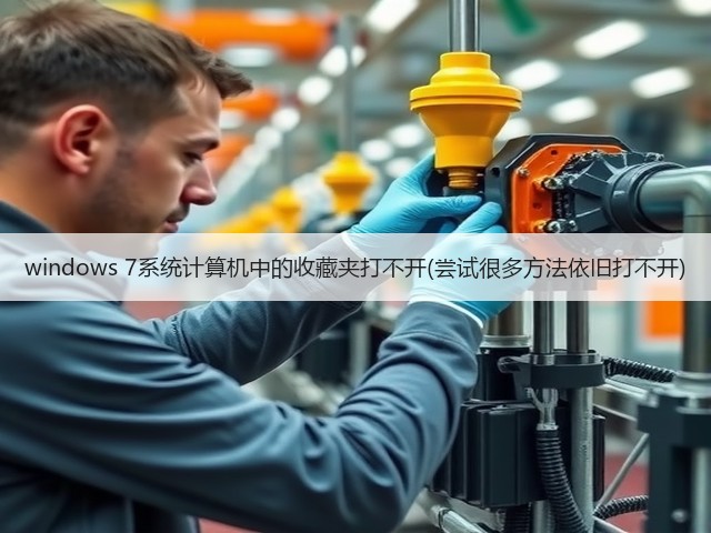 windows 7系统计算机中的收藏夹打不开(尝试很多方法依旧打不开)(图2)