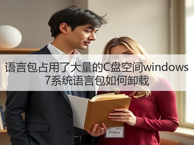 语言包占用了大量的C盘空间windows 7系统语言包如何卸载(图3) 语言包占用了大量的C盘空间windows 7系统语言包如何卸载(图3)