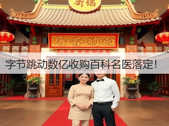 字节跳动数亿收购百科名医落定!(图2) 字节跳动数亿收购百科名医落定!(图2)