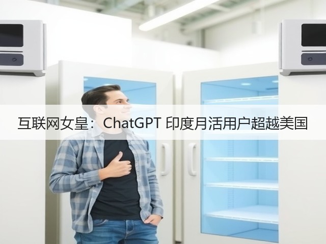 互联网女皇：ChatGPT 印度月活用户超越美国(图1)